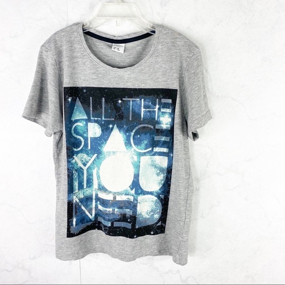 [Lindex] Classic Gray Graphic Tee - Picture 1 of 2
